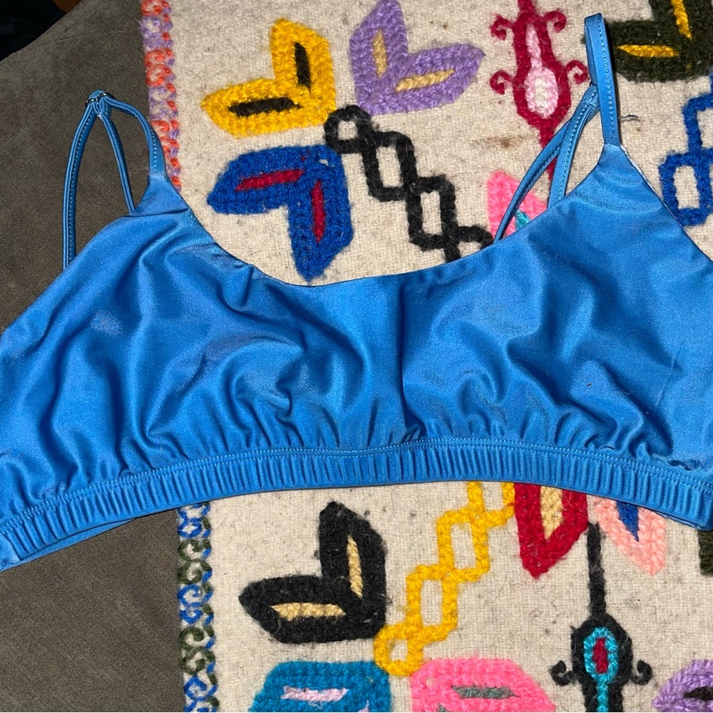 Vibrant Blue Bikini Top - Picture 3 of 6